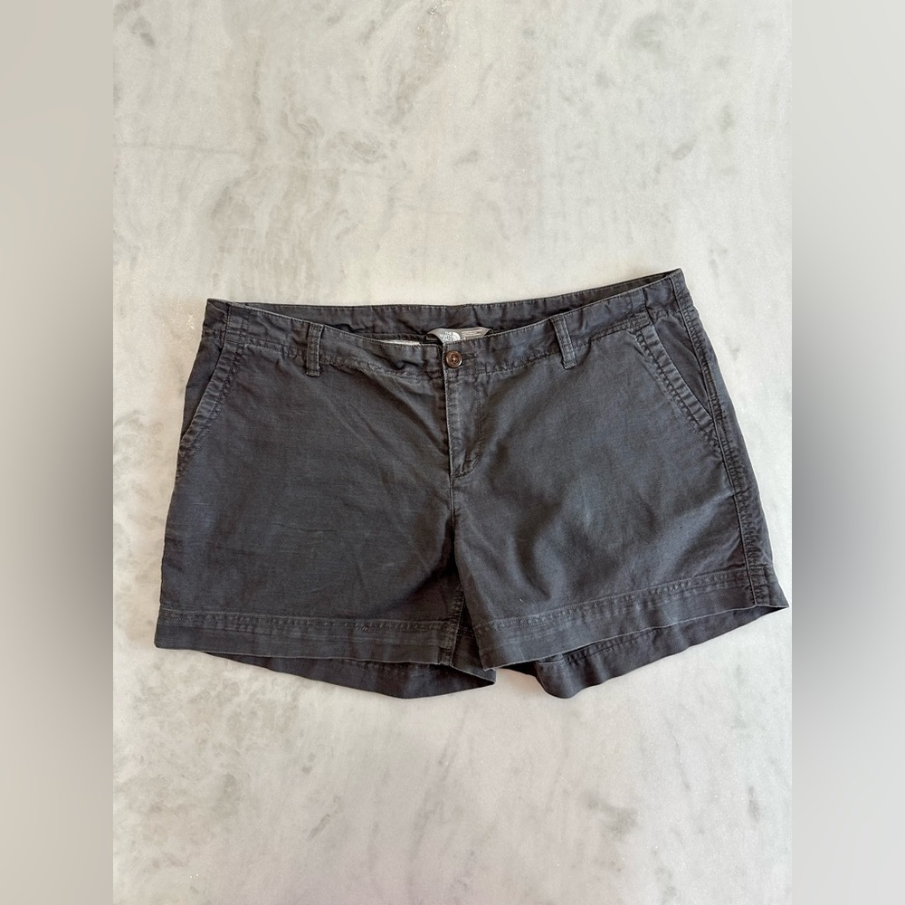 North Face Women's Shorts. Size 16. Distressed Gray.